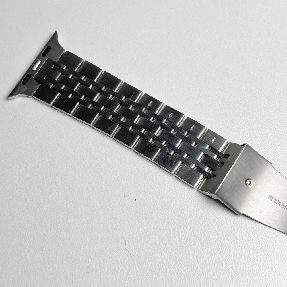 Two Tone Silver Gold Stainless Steel Jubilee Link Band for‎ Apple Watch